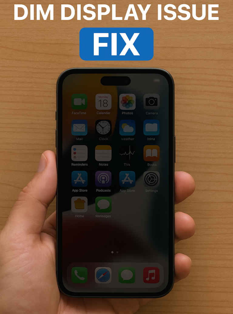 Troubleshooting and Fixing Dim Display Issues on iPhone 15 Plus
